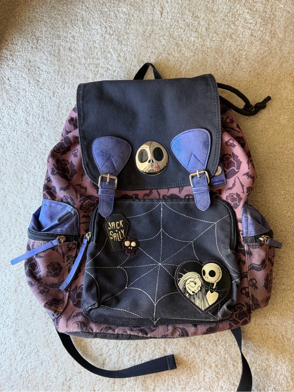 Disney Jack Skellington Nightmare Before Christmas Backpack